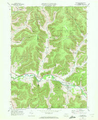 Roulette Pennsylvania Historical topographic map, 1:24000 scale, 7.5 X 7.5 Minute, Year 1969