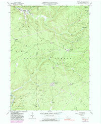 Russell City Pennsylvania Historical topographic map, 1:24000 scale, 7.5 X 7.5 Minute, Year 1966