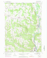 Russell Pennsylvania Historical topographic map, 1:24000 scale, 7.5 X 7.5 Minute, Year 1954