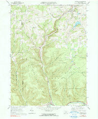 Sabinsville Pennsylvania Historical topographic map, 1:24000 scale, 7.5 X 7.5 Minute, Year 1969