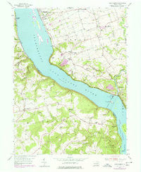 Safe Harbor Pennsylvania Historical topographic map, 1:24000 scale, 7.5 X 7.5 Minute, Year 1955