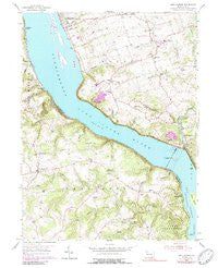 Safe Harbor Pennsylvania Historical topographic map, 1:24000 scale, 7.5 X 7.5 Minute, Year 1955