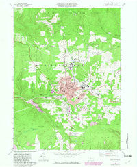 Saint Marys Pennsylvania Historical topographic map, 1:24000 scale, 7.5 X 7.5 Minute, Year 1969