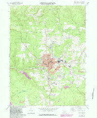 Saint Marys Pennsylvania Historical topographic map, 1:24000 scale, 7.5 X 7.5 Minute, Year 1969