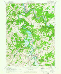 Saltsburg Pennsylvania Historical topographic map, 1:24000 scale, 7.5 X 7.5 Minute, Year 1964
