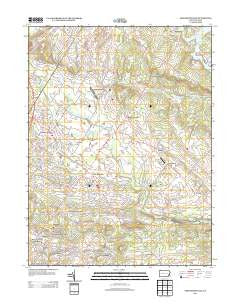 Sassamansville Pennsylvania Historical topographic map, 1:24000 scale, 7.5 X 7.5 Minute, Year 2013