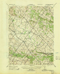 Sassamansville Pennsylvania Historical topographic map, 1:31680 scale, 7.5 X 7.5 Minute, Year 1943