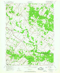 Sassamansville Pennsylvania Historical topographic map, 1:24000 scale, 7.5 X 7.5 Minute, Year 1957