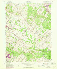 Sassamansville Pennsylvania Historical topographic map, 1:24000 scale, 7.5 X 7.5 Minute, Year 1957