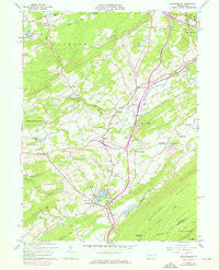 Saylorsburg Pennsylvania Historical topographic map, 1:24000 scale, 7.5 X 7.5 Minute, Year 1960