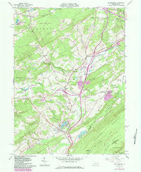 Saylorsburg Pennsylvania Historical topographic map, 1:24000 scale, 7.5 X 7.5 Minute, Year 1960