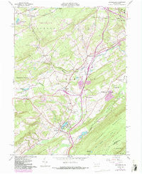 Saylorsburg Pennsylvania Historical topographic map, 1:24000 scale, 7.5 X 7.5 Minute, Year 1960