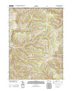 Scandia Pennsylvania Historical topographic map, 1:24000 scale, 7.5 X 7.5 Minute, Year 2013