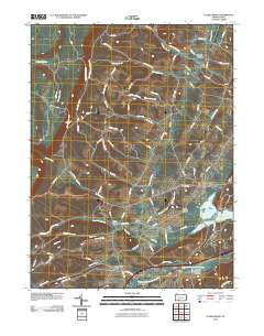 Schellsburg Pennsylvania Historical topographic map, 1:24000 scale, 7.5 X 7.5 Minute, Year 2010