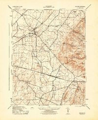 Scotland Pennsylvania Historical topographic map, 1:31680 scale, 7.5 X 7.5 Minute, Year 1944