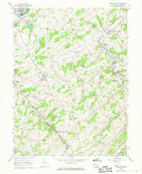 Seven Valleys Pennsylvania Historical topographic map, 1:24000 scale, 7.5 X 7.5 Minute, Year 1953
