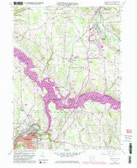 Sharpsville Pennsylvania Historical topographic map, 1:24000 scale, 7.5 X 7.5 Minute, Year 1958