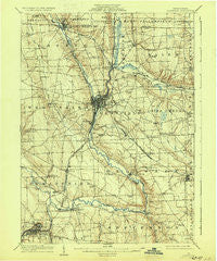 Shenango Pennsylvania Historical topographic map, 1:62500 scale, 15 X 15 Minute, Year 1908
