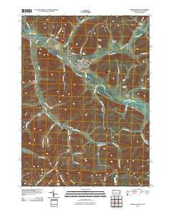 Shinglehouse Pennsylvania Historical topographic map, 1:24000 scale, 7.5 X 7.5 Minute, Year 2010