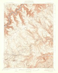 Show Shoe Pennsylvania Historical topographic map, 1:62500 scale, 15 X 15 Minute, Year 1931