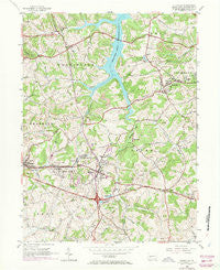 Slickville Pennsylvania Historical topographic map, 1:24000 scale, 7.5 X 7.5 Minute, Year 1954