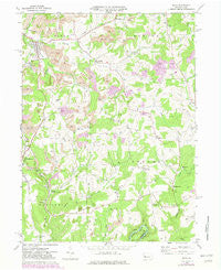 Sligo Pennsylvania Historical topographic map, 1:24000 scale, 7.5 X 7.5 Minute, Year 1969