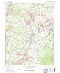 Smithfield Pennsylvania Historical topographic map, 1:24000 scale, 7.5 X 7.5 Minute, Year 1964