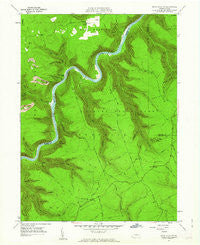 Snow Shoe NW Pennsylvania Historical topographic map, 1:24000 scale, 7.5 X 7.5 Minute, Year 1960