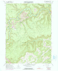 Snow Shoe SE Pennsylvania Historical topographic map, 1:24000 scale, 7.5 X 7.5 Minute, Year 1960