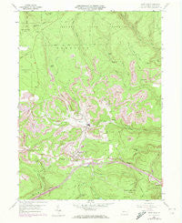 Snow Shoe Pennsylvania Historical topographic map, 1:24000 scale, 7.5 X 7.5 Minute, Year 1960