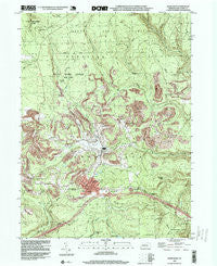 Snow Shoe Pennsylvania Historical topographic map, 1:24000 scale, 7.5 X 7.5 Minute, Year 1996