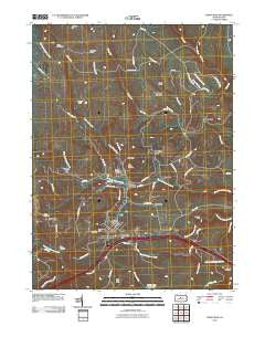 Snow Shoe Pennsylvania Historical topographic map, 1:24000 scale, 7.5 X 7.5 Minute, Year 2010
