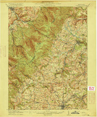 Somerset Pennsylvania Historical topographic map, 1:62500 scale, 15 X 15 Minute, Year 1915