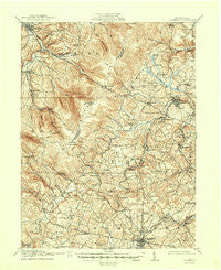 Somerset Pennsylvania Historical topographic map, 1:62500 scale, 15 X 15 Minute, Year 1915