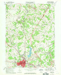 Somerset Pennsylvania Historical topographic map, 1:24000 scale, 7.5 X 7.5 Minute, Year 1967