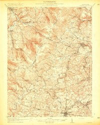 Somerset Pennsylvania Historical topographic map, 1:62500 scale, 15 X 15 Minute, Year 1915