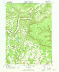 Sonestown Pennsylvania Historical topographic map, 1:24000 scale, 7.5 X 7.5 Minute, Year 1970