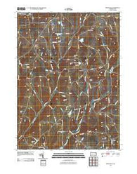 Springville Pennsylvania Historical topographic map, 1:24000 scale, 7.5 X 7.5 Minute, Year 2010