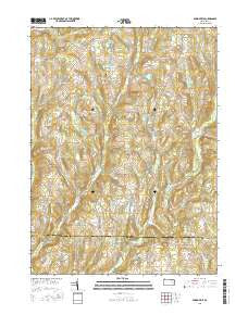 Springville Pennsylvania Current topographic map, 1:24000 scale, 7.5 X 7.5 Minute, Year 2016