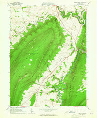 Spruce Creek Pennsylvania Historical topographic map, 1:24000 scale, 7.5 X 7.5 Minute, Year 1963