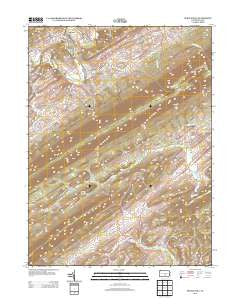 Spruce Hill Pennsylvania Historical topographic map, 1:24000 scale, 7.5 X 7.5 Minute, Year 2013