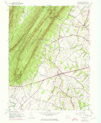 St Thomas Pennsylvania Historical topographic map, 1:24000 scale, 7.5 X 7.5 Minute, Year 1944