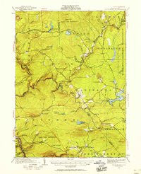 Stoddartsville Pennsylvania Historical topographic map, 1:62500 scale, 15 X 15 Minute, Year 1922