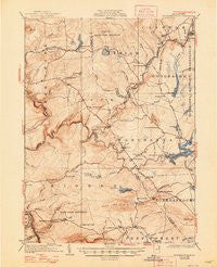 Stoddartsville Pennsylvania Historical topographic map, 1:62500 scale, 15 X 15 Minute, Year 1924