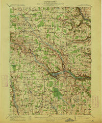 Stoneboro Pennsylvania Historical topographic map, 1:62500 scale, 15 X 15 Minute, Year 1913