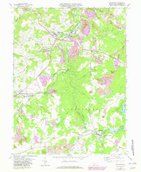 Stoystown Pennsylvania Historical topographic map, 1:24000 scale, 7.5 X 7.5 Minute, Year 1971