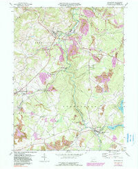 Stoystown Pennsylvania Historical topographic map, 1:24000 scale, 7.5 X 7.5 Minute, Year 1971