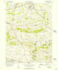 Strausstown Pennsylvania Historical topographic map, 1:24000 scale, 7.5 X 7.5 Minute, Year 1955