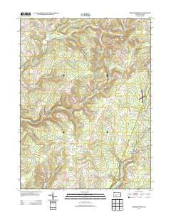 Strongstown Pennsylvania Historical topographic map, 1:24000 scale, 7.5 X 7.5 Minute, Year 2013