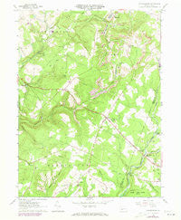 Strongstown Pennsylvania Historical topographic map, 1:24000 scale, 7.5 X 7.5 Minute, Year 1961
